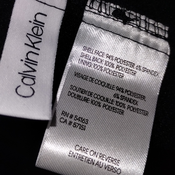 Calvin Klein men's navy blue jacket, water resistant size large Like New - Picture 12 of 15